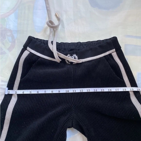 Inkatsu Fashion Heavy Velvet Elastic Waist Pull On Wide Leg Pants Size 160/64A - Picture 6 of 12